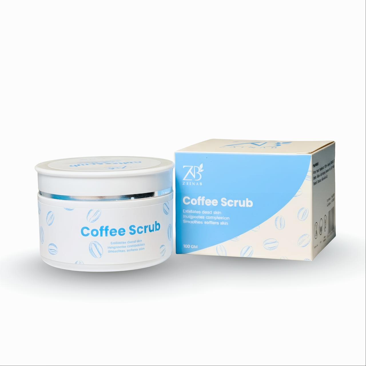 Coffee scrub with coffe beans extract & salicylic acid 100GM